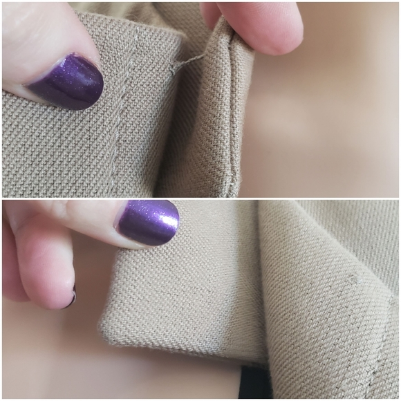 Stella McCartney Tan Coat 3/4 Sleeves Size 34 - Picture 8 of 8